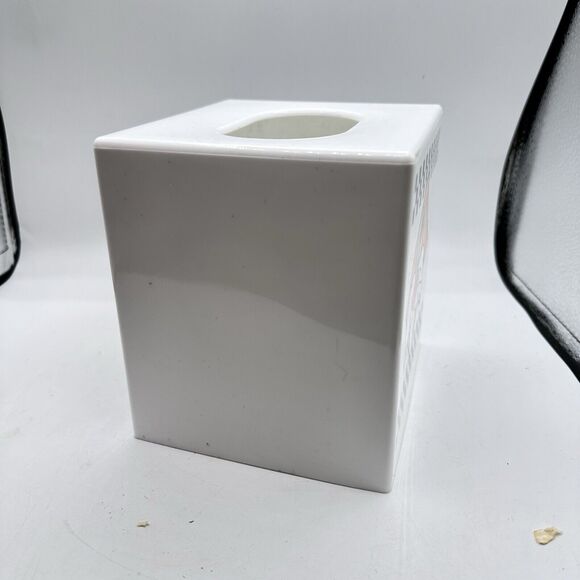 Vintage 90s Looney Tunes Tissue Box Plastic Holder Cover Tweety Bird Sylvester - Picture 6 of 6